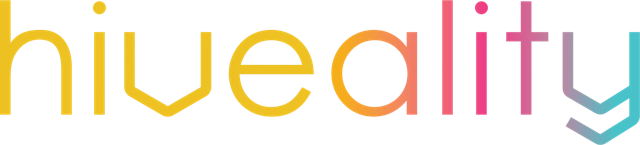 Hiveality CRM showing contact management with search and filtering capabilities