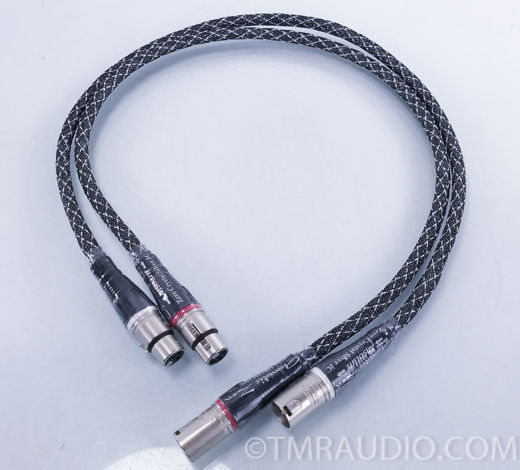 Acoustic Zen Absolute Silver XLR Cables; .75m Pair Inte...