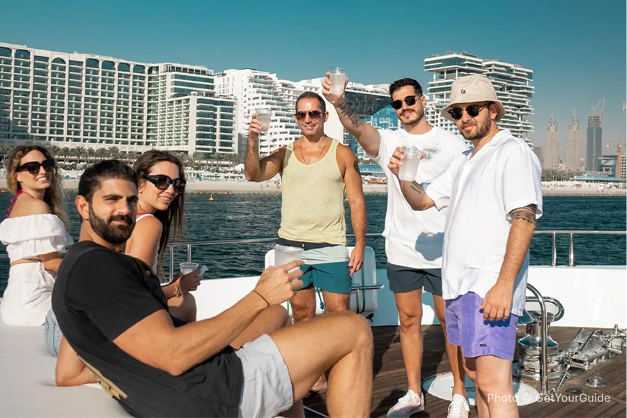 Dubai Morning Yacht Burj Al Arab Tour with Bites & Drinks - photo 2
