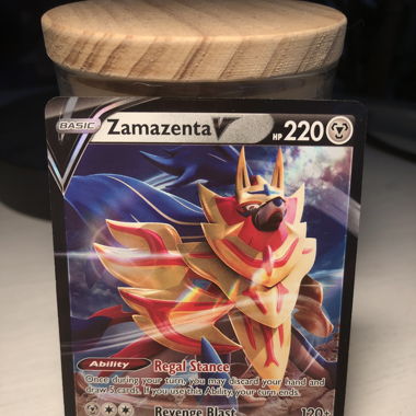 Pokemon Karte Zamazenta V 220 Engl.