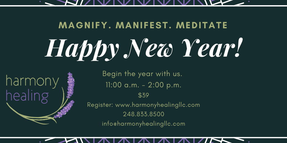 Magnify, Manifest, Meditate promotional image