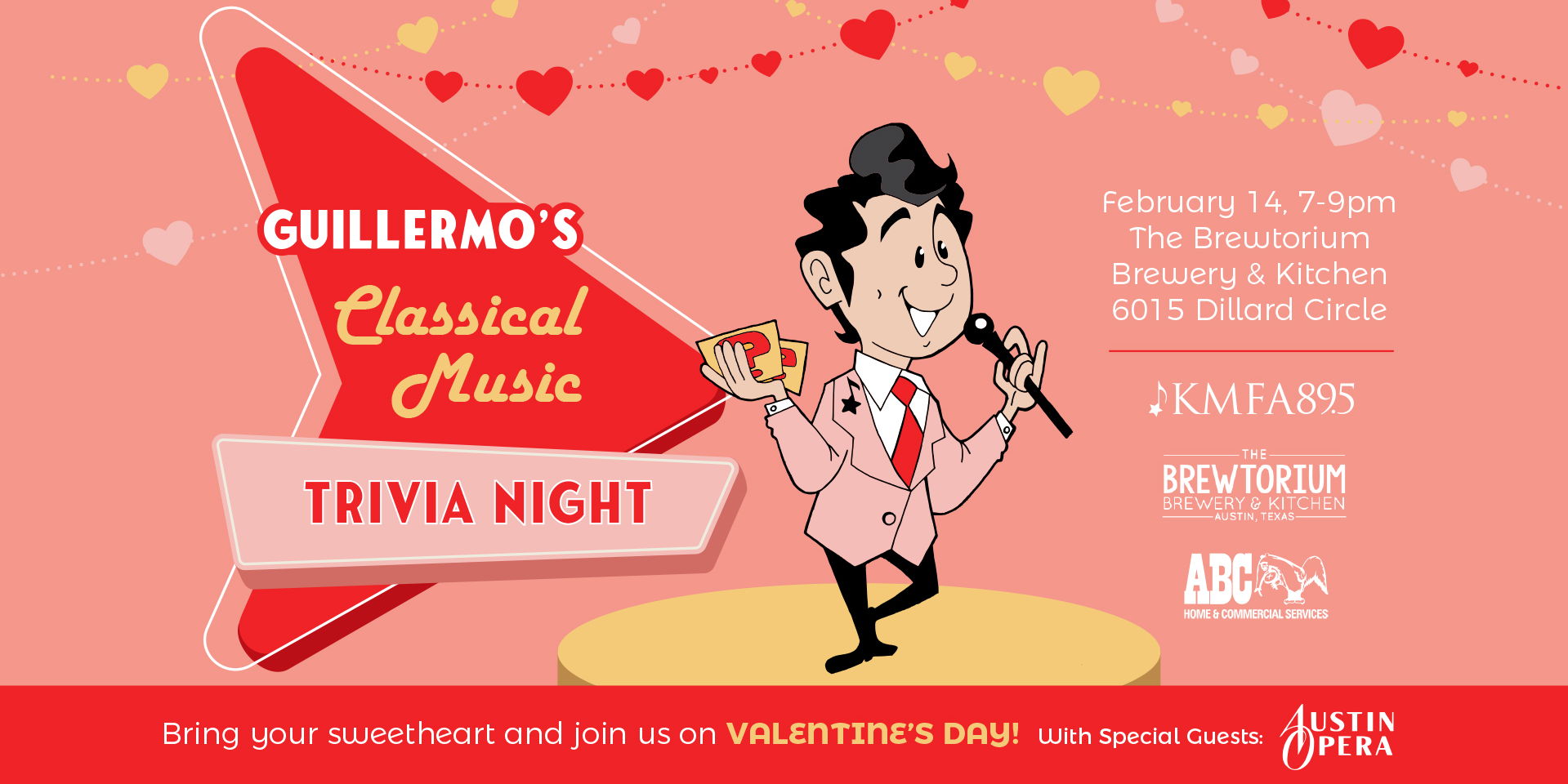 Valentine's Classical Trivia Night at Brewtorium promotional image
