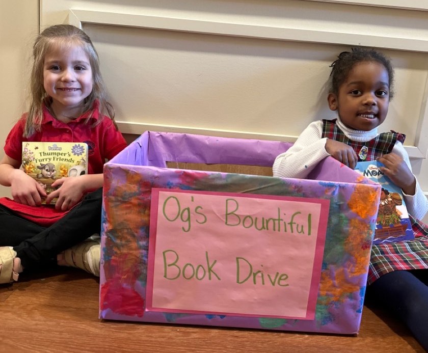best daycare preschool in st.peters st.charles book drive donations 