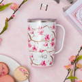 Swig Life 18oz Cherry Blossom Travel Mug with Handle 