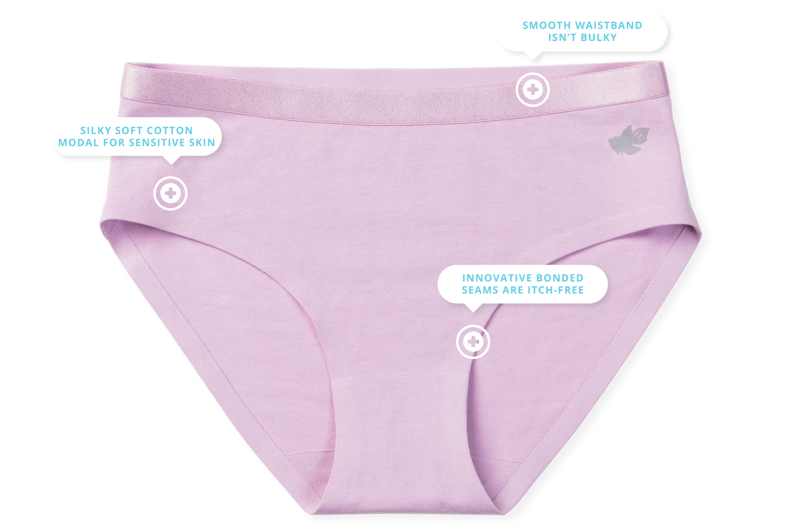 bella girls briefs with comfy fabric