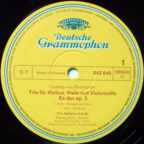 DG / Beethoven Edition, - Complete String Trios, MINT, ...
