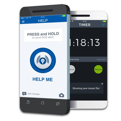 My SOS Family Help Me and Timer app features