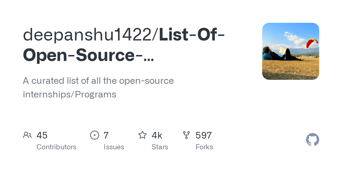 Open-Source Internships Programs