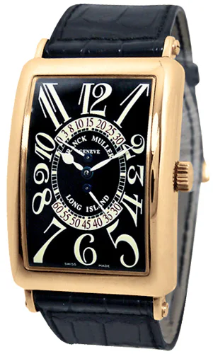 Franck Muller Long Island Rose Gold Black Dial