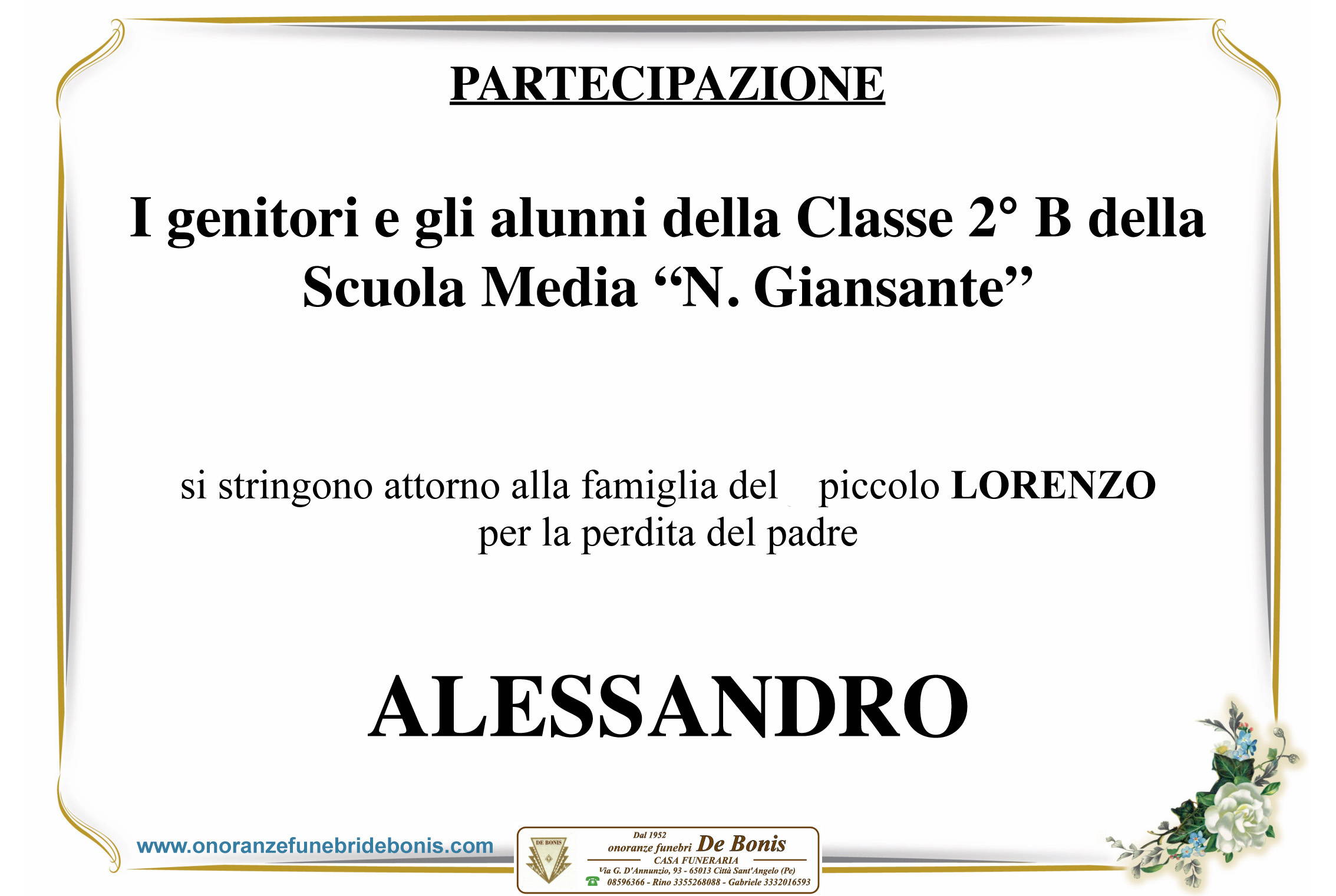 Genitori ed Alunni Classe 2B Scuola Media "N. Giansante"