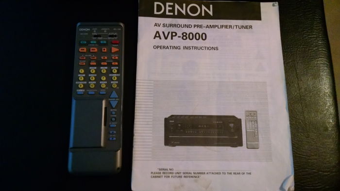 Denon AVP-8000 AV Surround Pre-Amplifier/Tuner