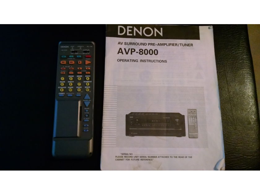 Denon AVP-8000 AV Surround Pre-Amplifier/Tuner