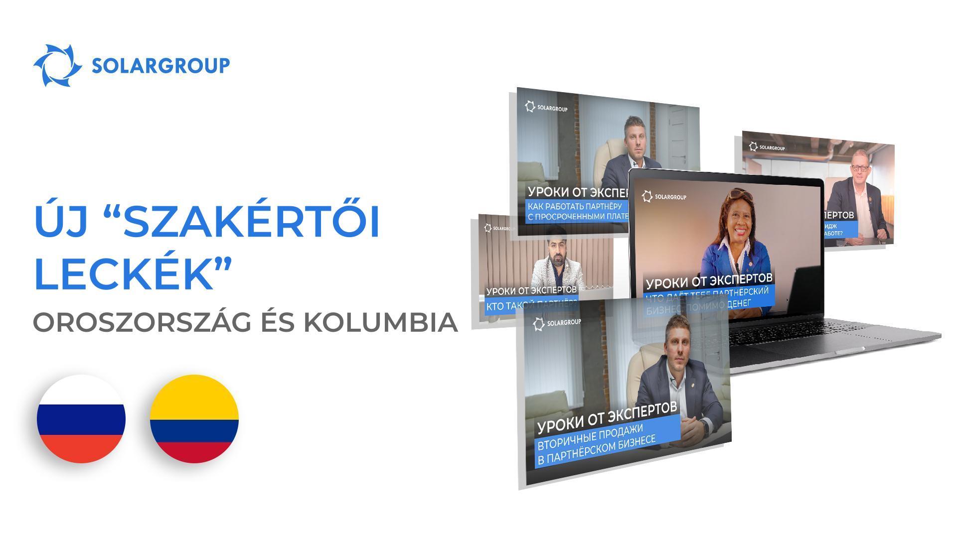 Új „Szakértők leckéi": Oroszország és Kolumbia