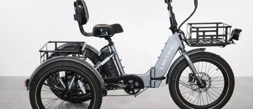 a Lectric XP Trike electric bike