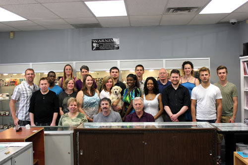 modern group photo of the expanding Kitchener, ON team