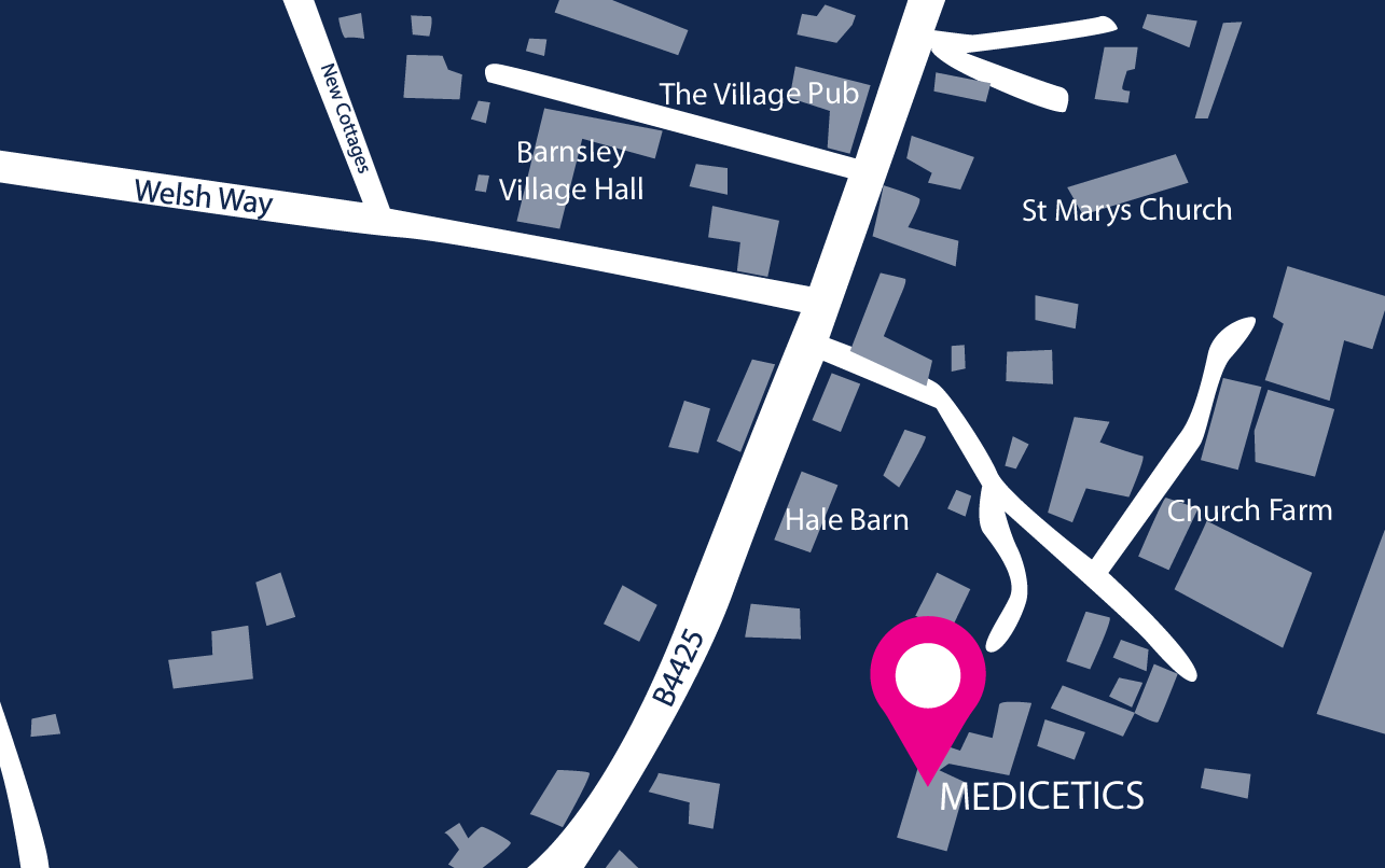 Visit Medicetics at Barnsley House, Cirencester for Botox, Dermal Fillers, Hydrafacials and more
