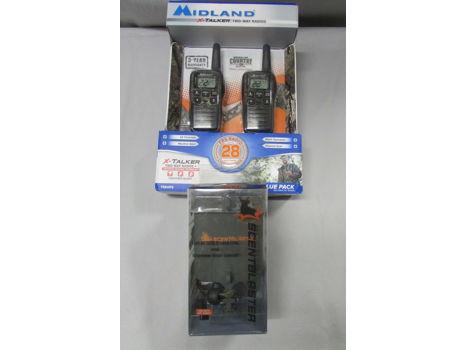 Midland 2 way radios and scent blaster