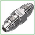 a close-up of a metal connector
