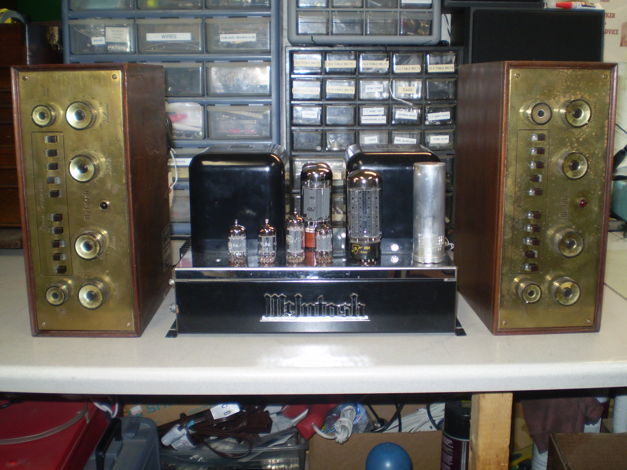 McIntosh MC-30 monoblock amp & two C-8 preamps