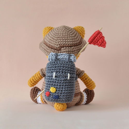 Leopoldo the Tiger Scout Amigurumi Tutorial Crochet Pattern