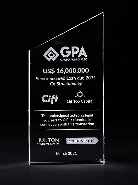 Crystal Manhattan Award - Deal Toy
