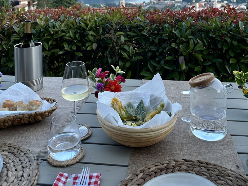 Cours de cuisine Cernobbio: Cours de cuisine avec raviolis aux fruits de mer et vue sur le lac