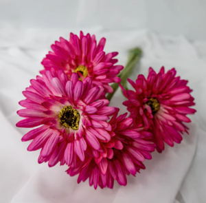 Fuchsia Real Touch Gerbera - Realistic Artificial Flowers