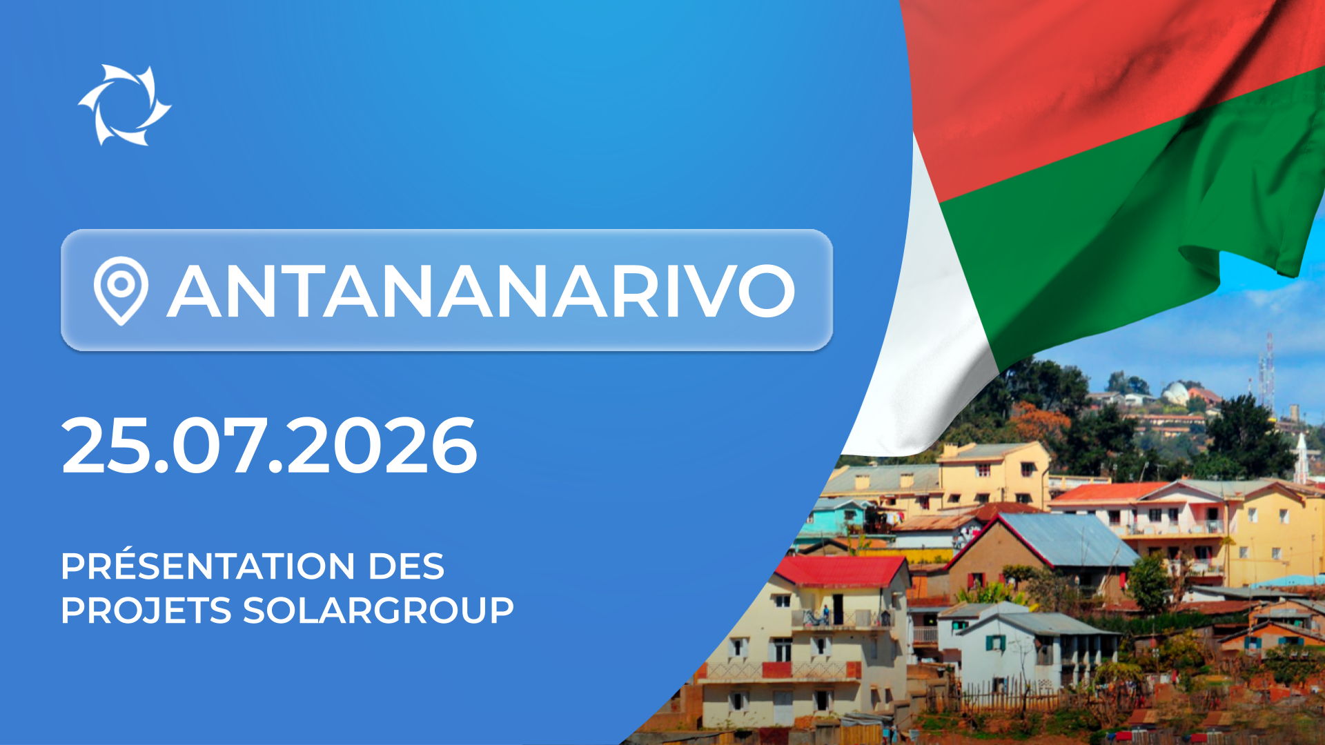 Présentation des projets SOLARGROUP à ANTANANARIVO à Madagascar
