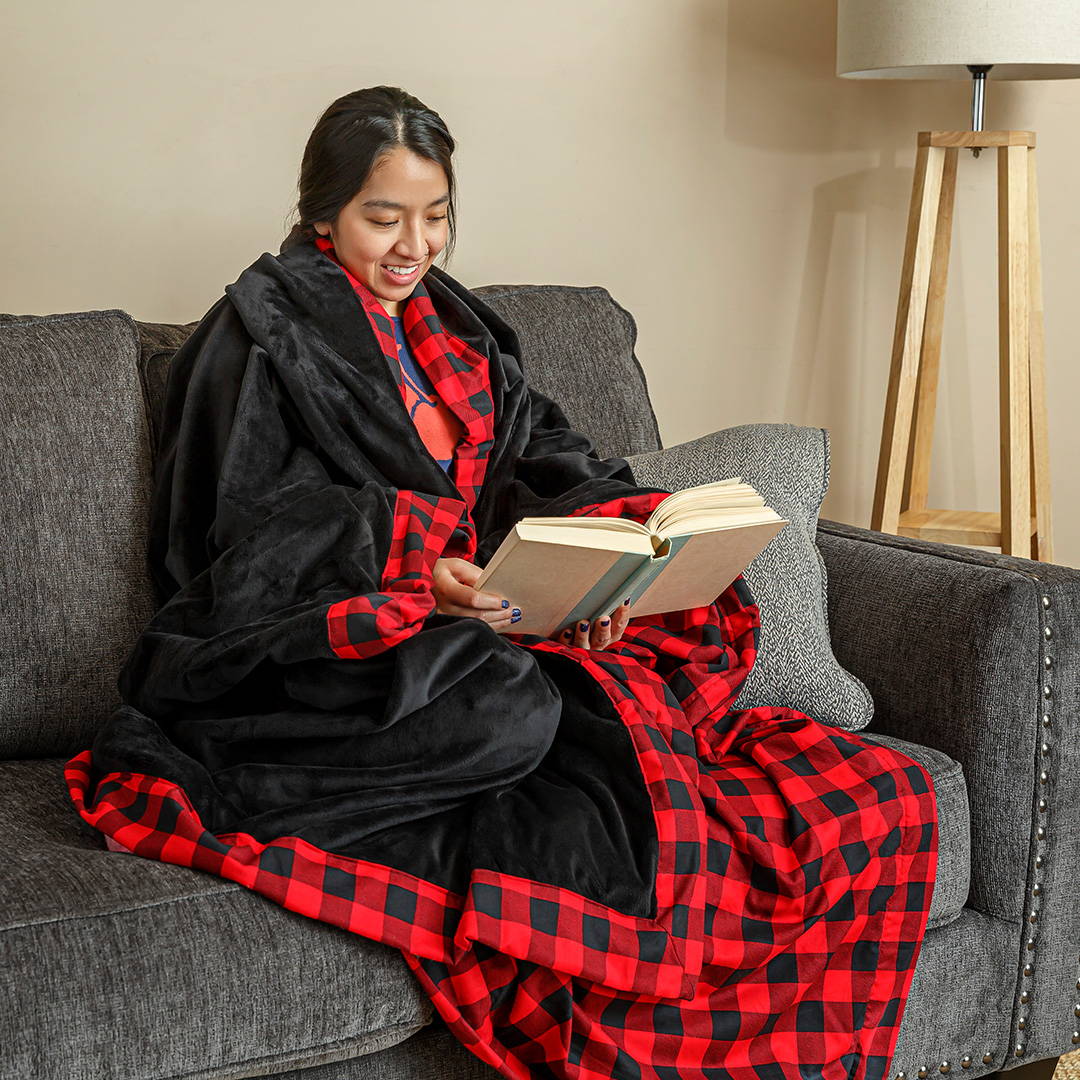 Blanket on lap sale