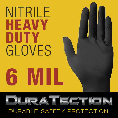 6 MIL Nitrile Powder Free Gloves