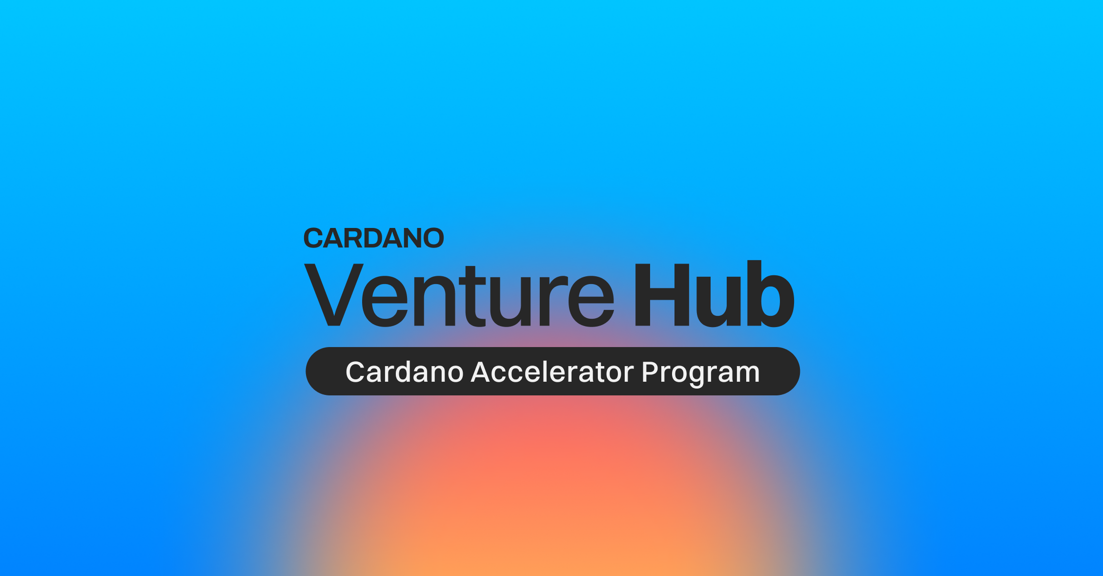 Image of Cardano Accelerator Program Announces Fall 2026 Cohort