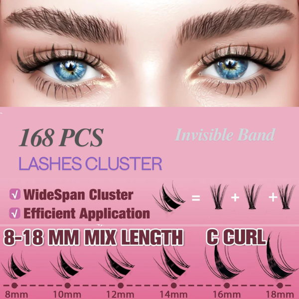 COSMOLAB Lash Kit (Sweet Pea, Dusty Rose) - Image 5