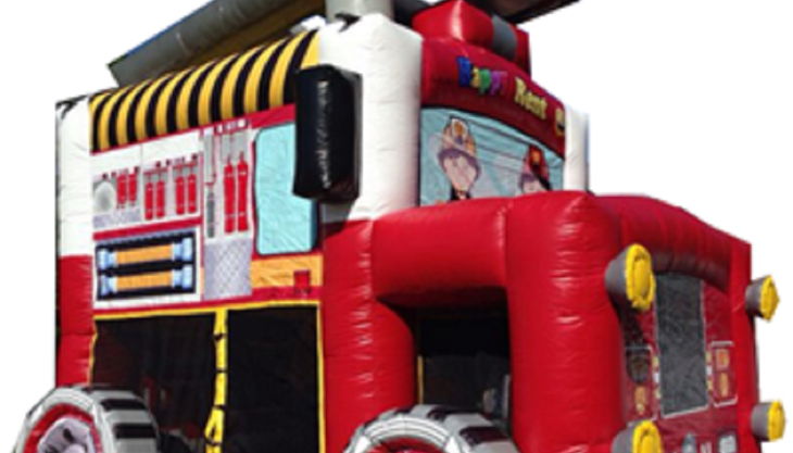 happy rent verleih springkussen brandweer auto