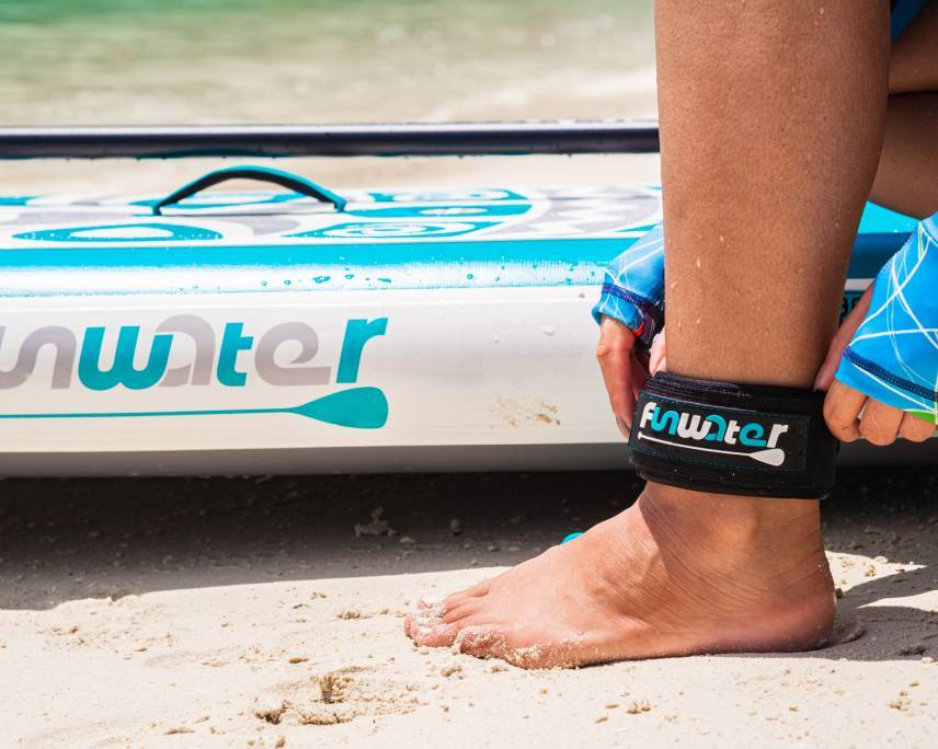 Leash is basic SUP accessories in Canada paddleboarding activity