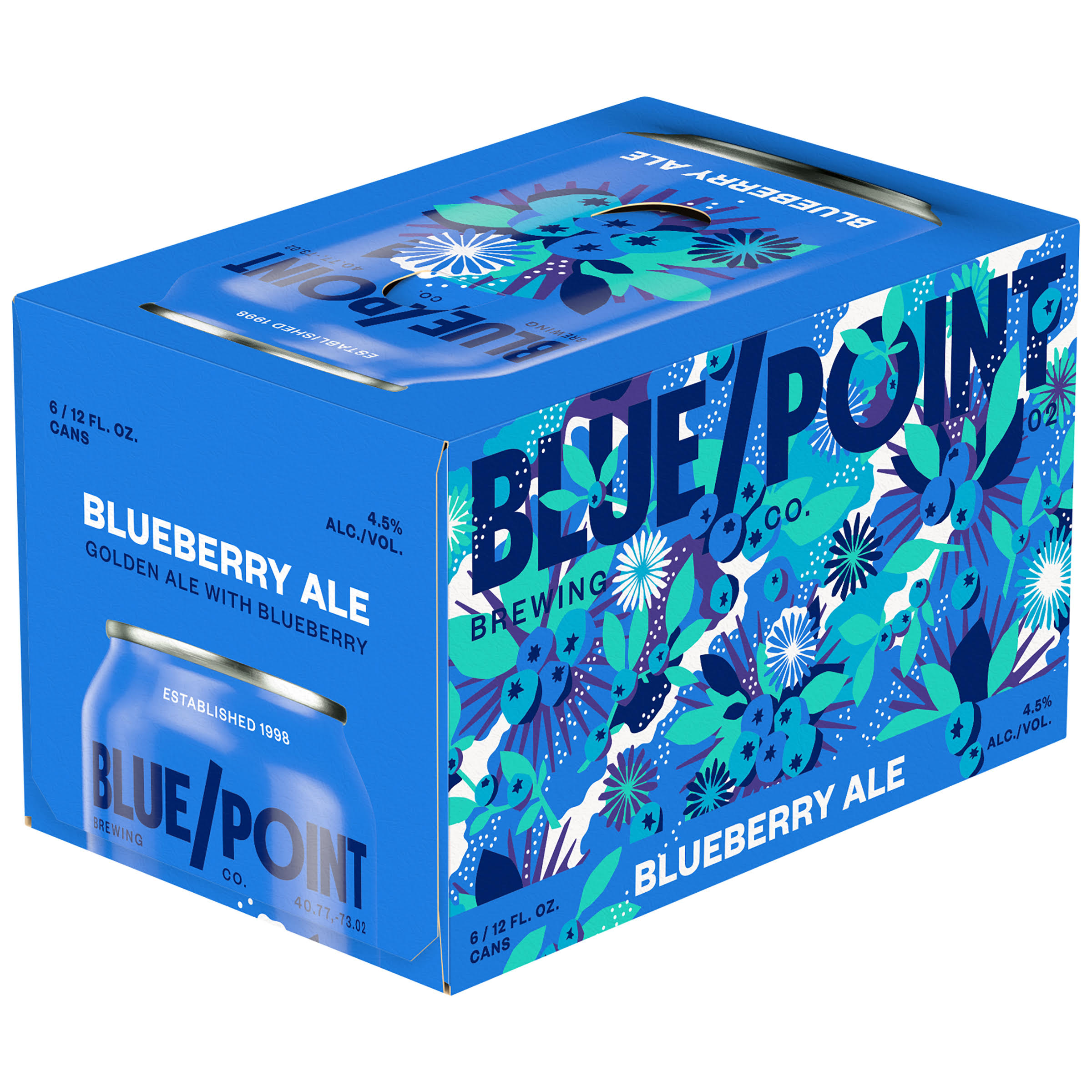 Blue Point Brewing Blueberry Ale Packaging Is Reversing Our Case Of The Blu...