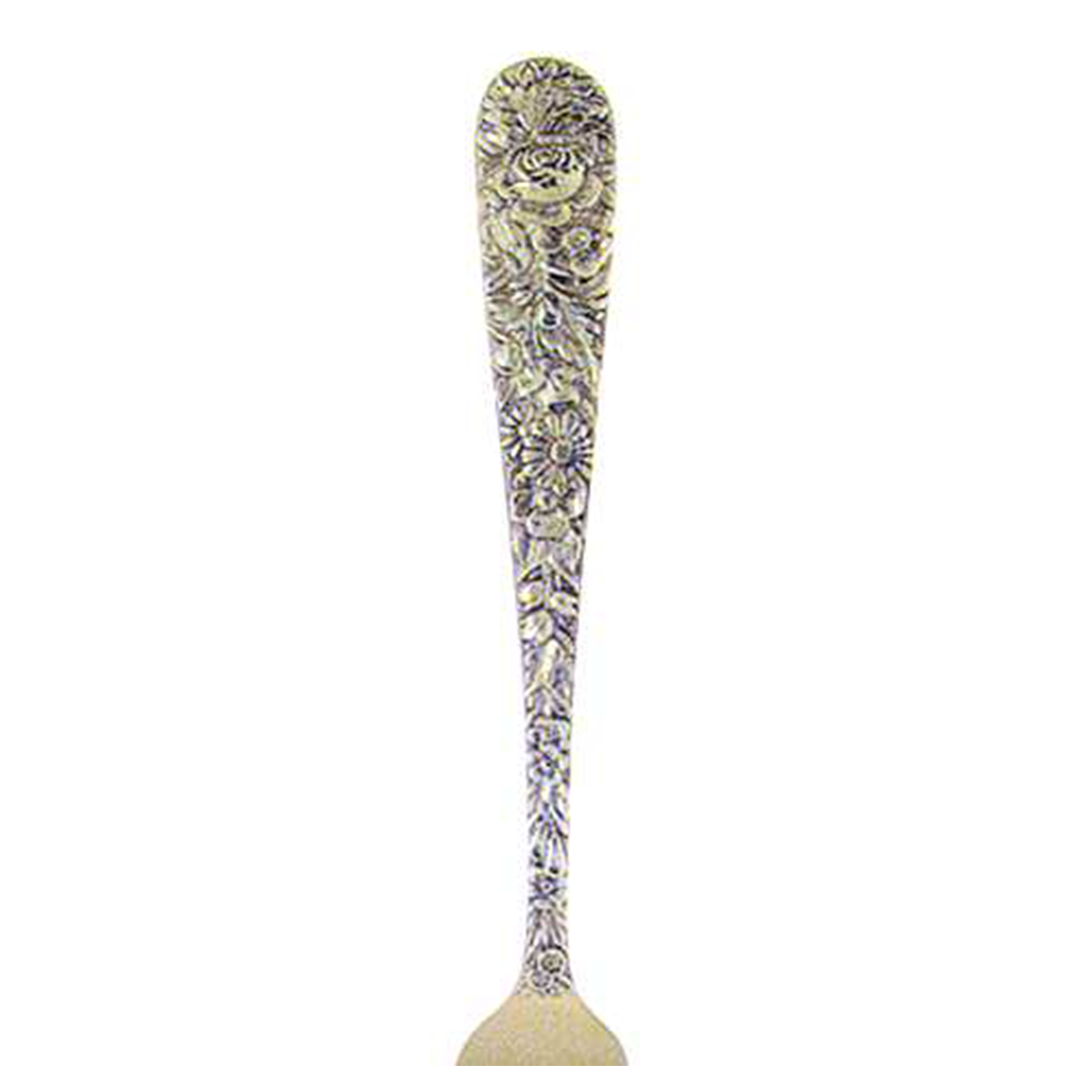 Stieff Repousse-Gold Vermeil Sterling hallmark, KISREPGV