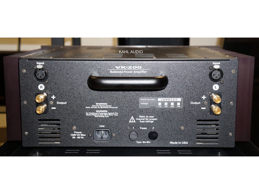 Balanced Audio Technology VK-200 stereo amp. Lots of positive reviews. $3,500 MSRP.