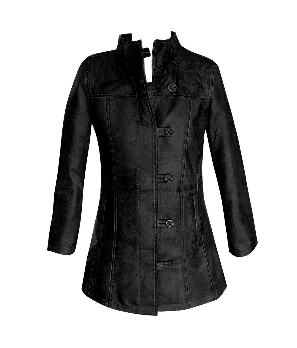 KATTY - Black LEATHER