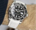 WHite Rubber Strap on GMT