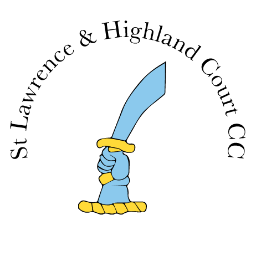 St Lawrence and Highland Court Cricket Club Logo