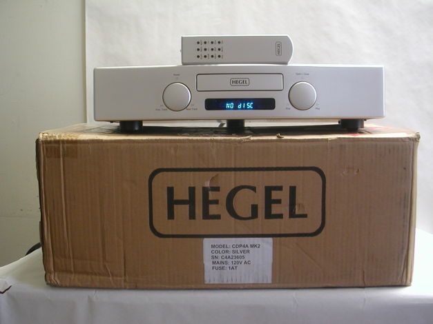 Hegel CDP4A Mk2 CD Player (Silver) - Pre-Owned