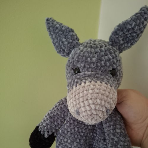 Donkey Ezel velvet knuffeldoekje