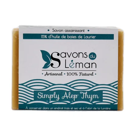 Savon Simply Alep Thym Bio - 105 g