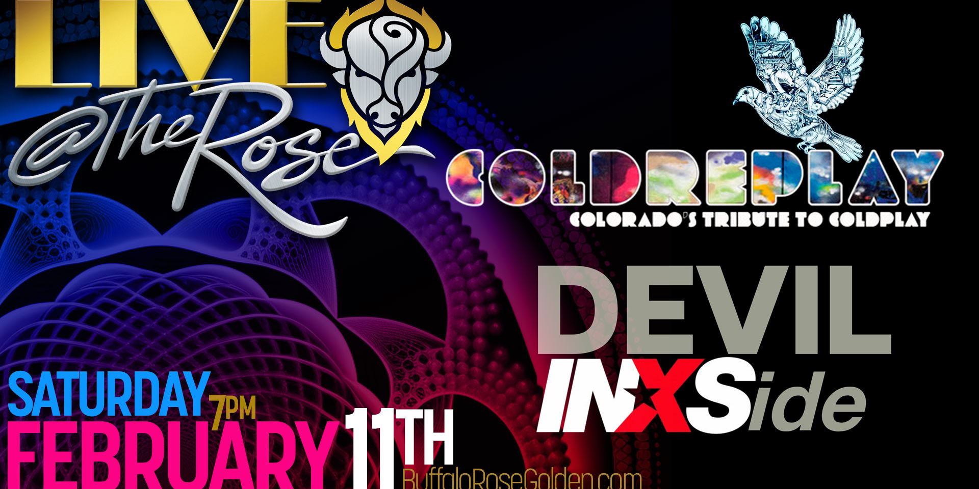 Live @ The Rose - ColdReplay & Devil INXSide promotional image