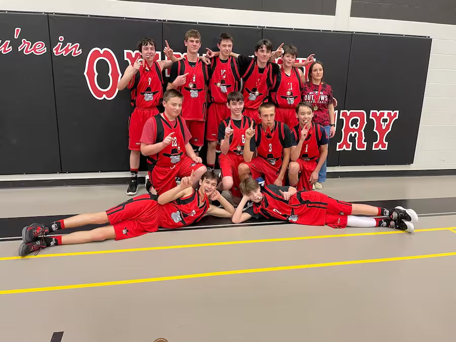 Outlaws Champions Baseball Team Photo