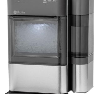 GE Profile Opal 2.0 |Countertop Nugget Ice Maker with Side Tank|Portable Ice Machine w/ WiFi Connectivity|Smart Home Kitchen Essentials|Stainless Steel