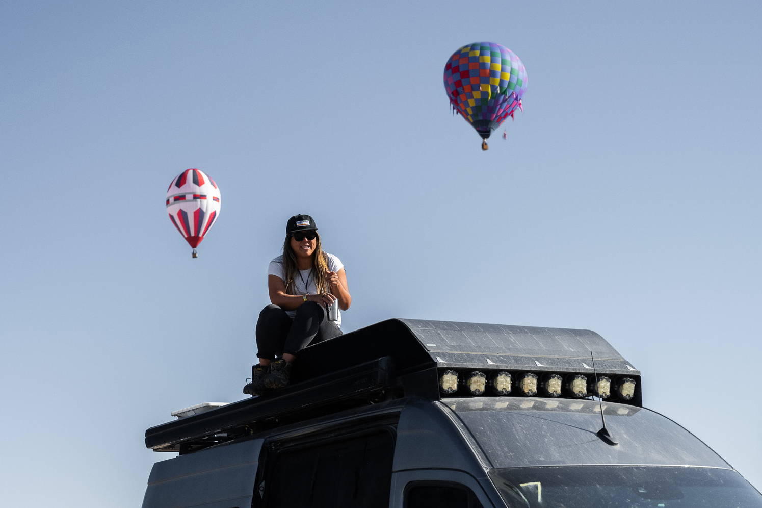 Emily Pan on her Stealth MODE at the Albuquerque Balloon Fiesta