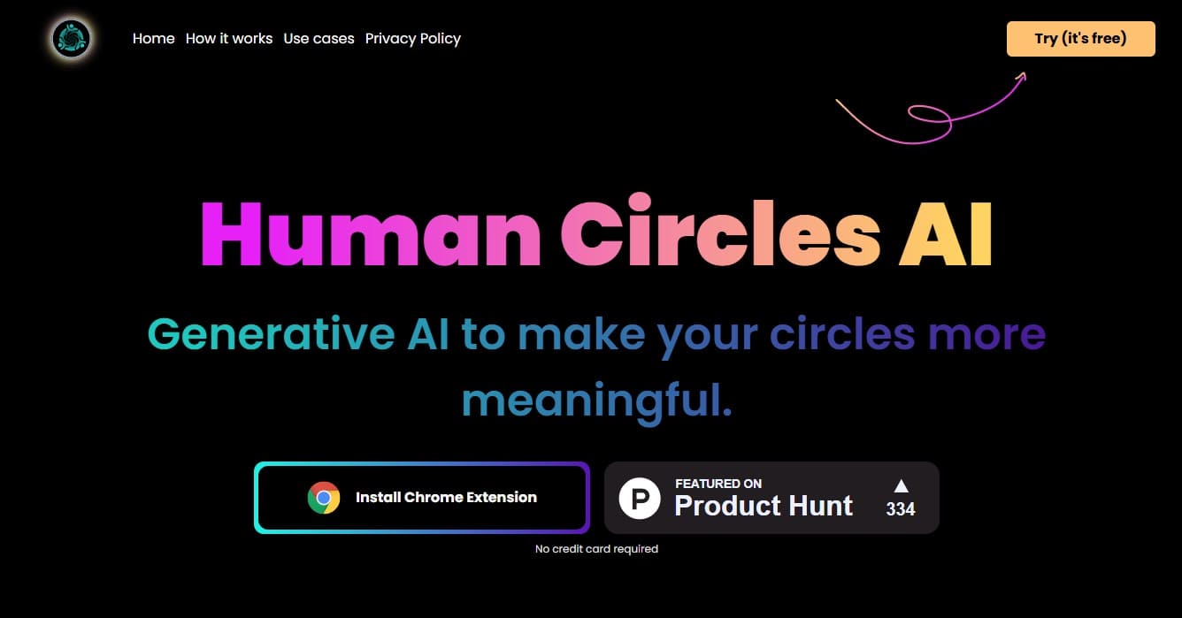 Human circles AI