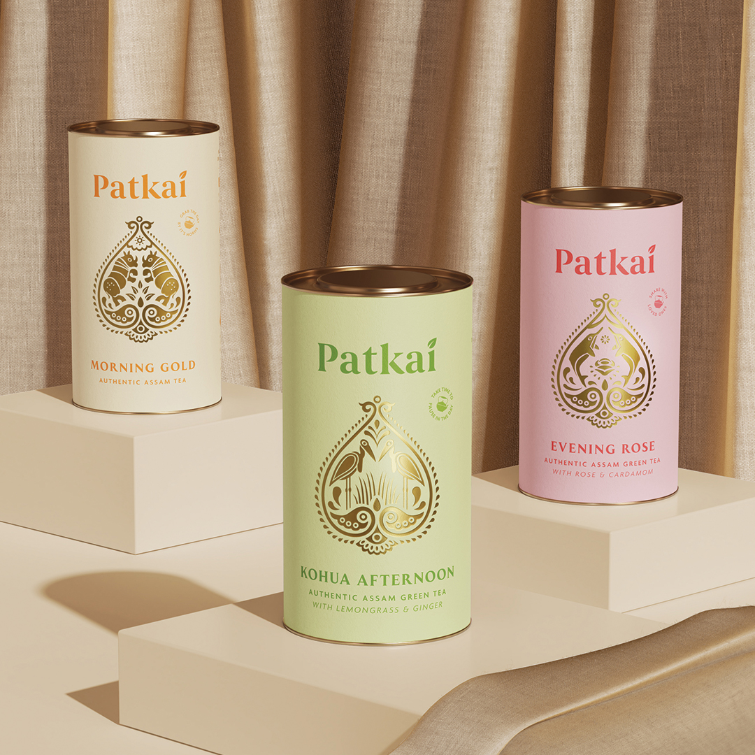 Studio Unbound’s Carefully Curated Packaging Design For Tea Brand Patkai