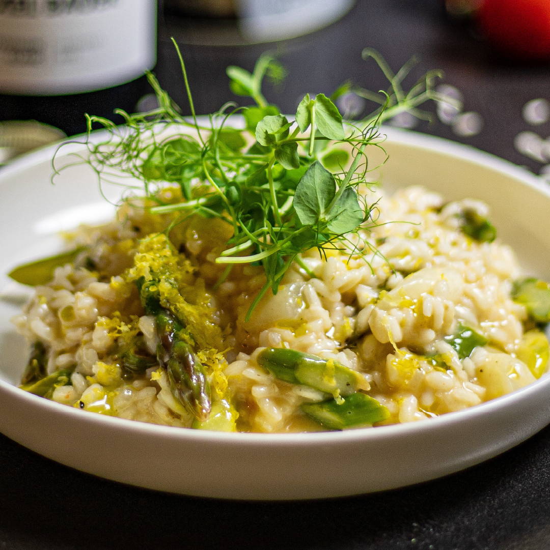 Creamy Lemon and Asparagus Risotto Recipe | Minimax